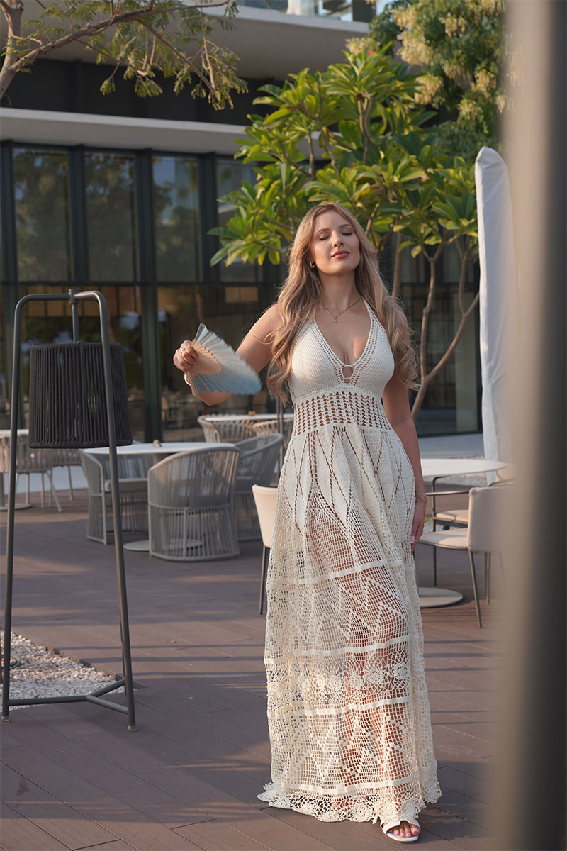 Bohemian Princess Crochet Dress