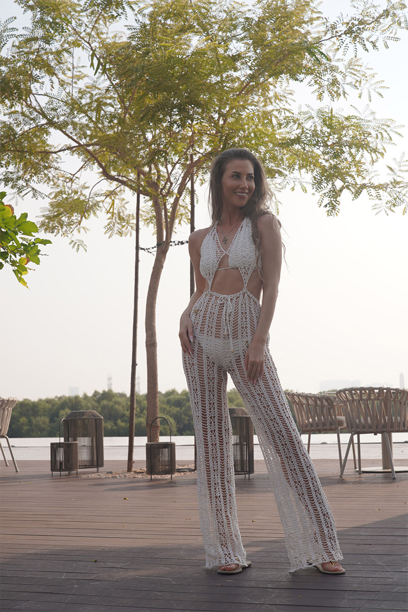Resort Crochet Overall - Mesh Pattern