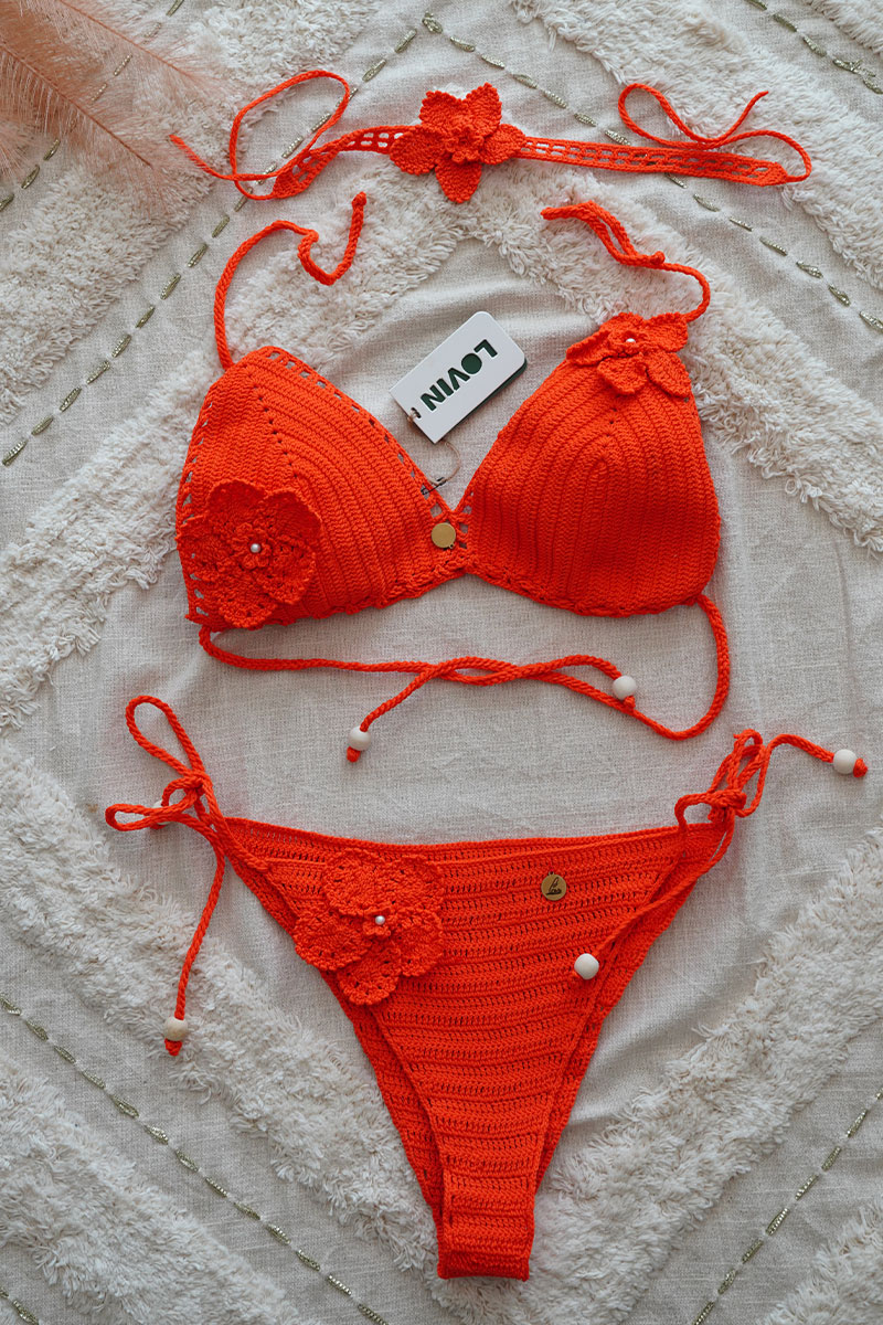 Sunset Flower Bikini